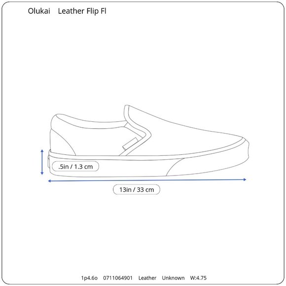 Olukai Brown Leather Thong Flip Flops Sandals Men's 15 - Picture 12 of 12